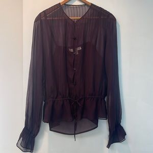 Casual Corner Blouse with Camisole